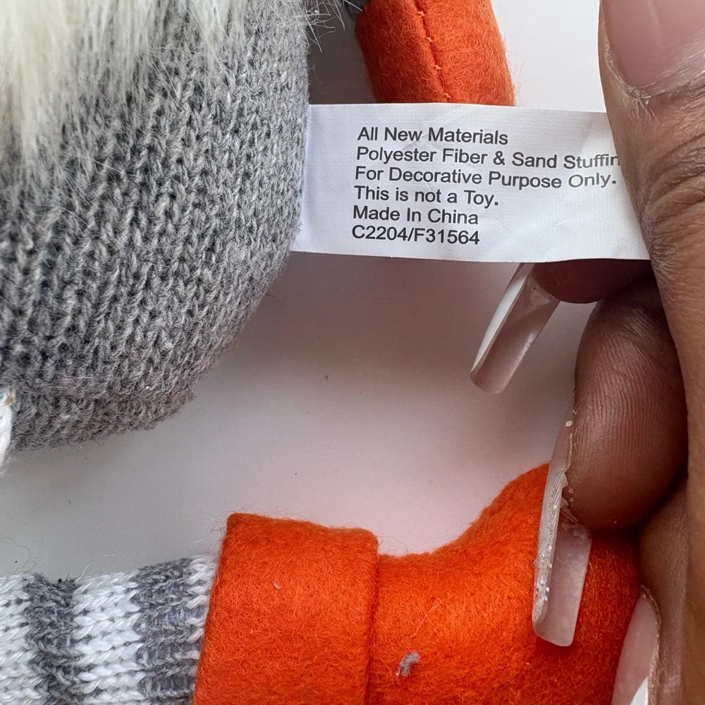 JCPenney Festive Holiday Gnome Decor - Red and White - Picture 6 of 8